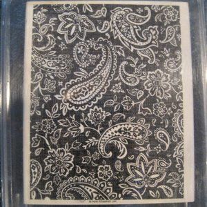 Stampin Up Paisley Background stamp
